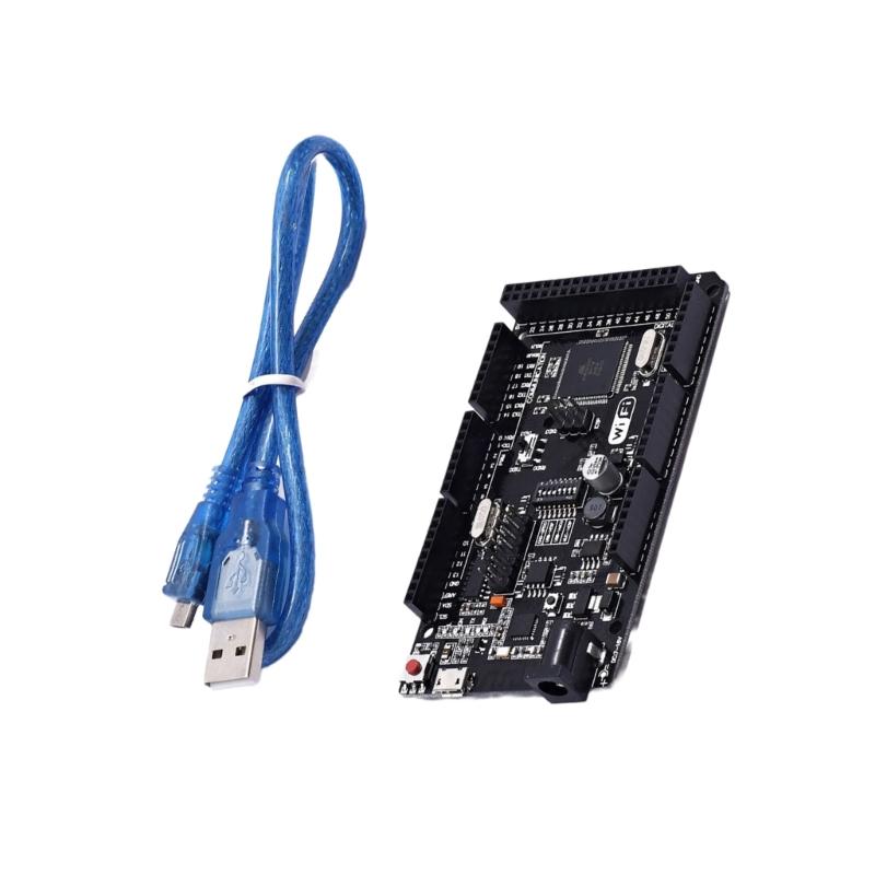 WiFi R3 ATmega2560 ESP8266 ATmega2560 32МБ Память USB Ch340G для Модуль Аксессуар Плата Разработки ATmega2560