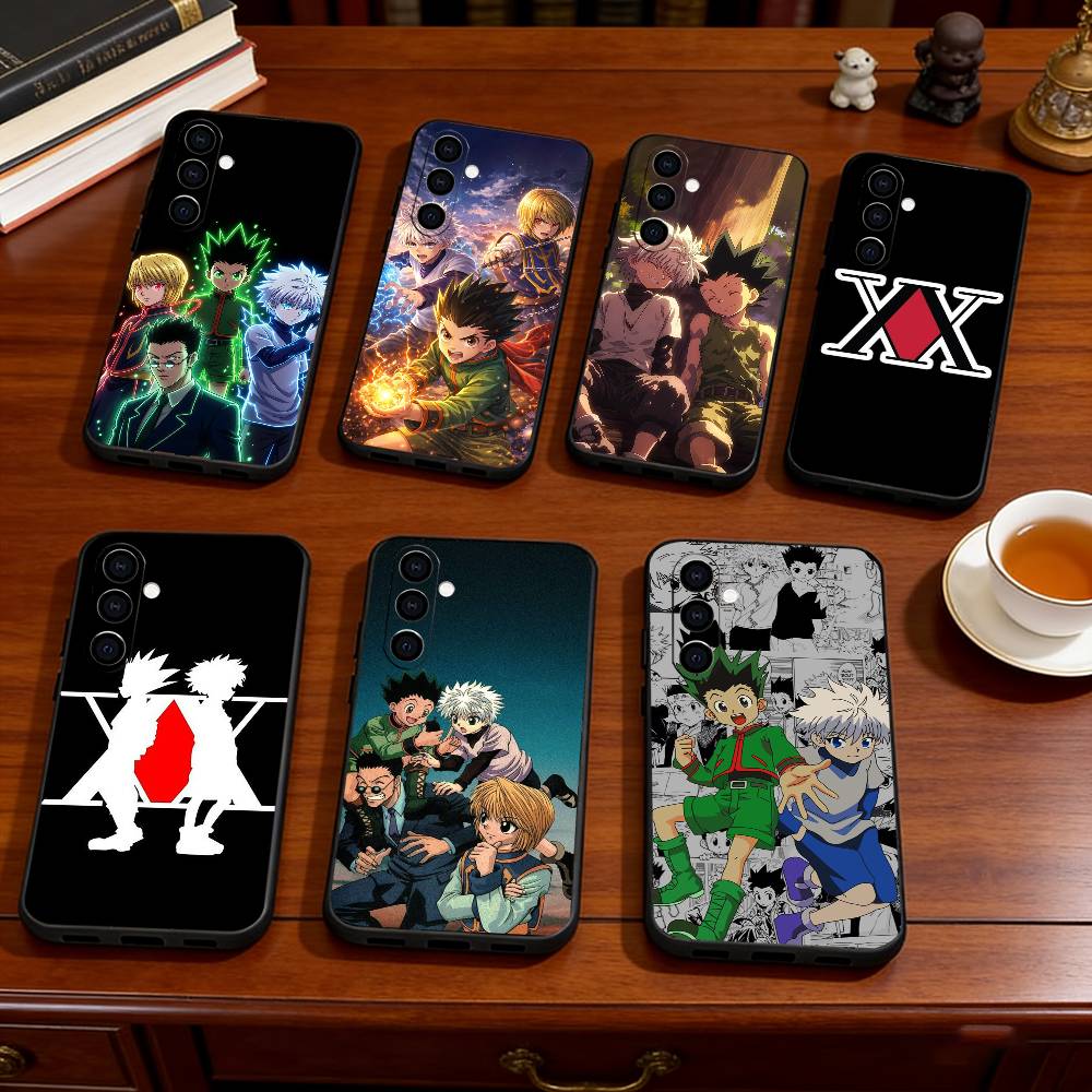 Anime H-Hunter H-Hunter Phone Case For Samsung Galaxy A73,A72,A71,A70,A53,A52,A51,Soft Silicone Black Cover