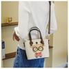 Contrast Color Cute Tote Bag, Large Capacity Fashion Choice.