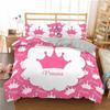3D Printed Couple Bedding Set I Love You Crown Duvet Cover Double Twin Full Queen King Adult Kids Bedclothes Quilt Cover 2/3pcs