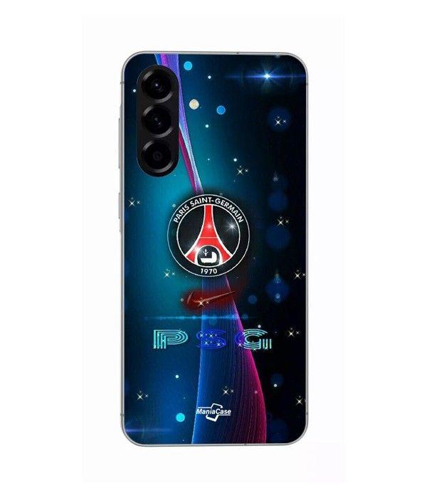 Coque - Maniacase - Samsung Galaxy A36 - Silicone - Noir - Nike Paris Saint Germain