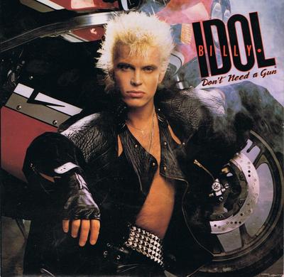 7-дюймовая пластинка BILLY IDOL - Don't Need A Gun IDOL9 Chrysalis 1987 UK Рок Б/У