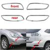 Для Lexus XU30 RX330 RX350 2003-2008 крышка противотуманных фар накладка ABS хром 4 шт. передняя и задняя крышка противотуманных фар аксессуары для стайлинга автомобиля