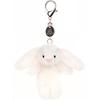 Jellycat Серия Кролик Бонни Застенчивый Молочно-белый Кукла-подвеска Кролик Бонни Плюшевая подвеска 8 см высотой