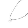 Les Trésors De Lily [J0077] - Silver Necklace 'Love' Silver White - 13x13 Mm