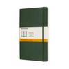 Moleskine Notebook Classic Notebook Soft Cover Ruled Large Size Wide X 21cm Myrtle Green QP616K15 (13cm Long)