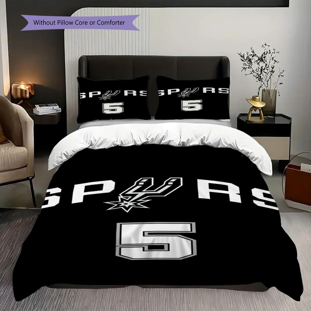 Urban Basketball Culture Bedding(1 * duvet cover + 2 * pillowcase, without core)Christmas birthday gift Bedding set Duvet cover and pillowcase
