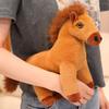 Simulation Pony Plush Toys Saddle Cartoon Horse Stuffed Toy  Valentine's Day Gifts