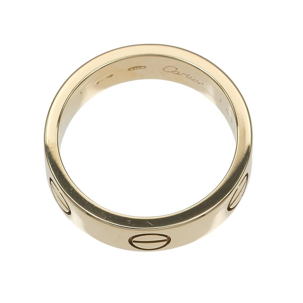 CARTIER Love Classic Model Ring K18 yellow gold #5.4(US Size) 6.78g Women Used