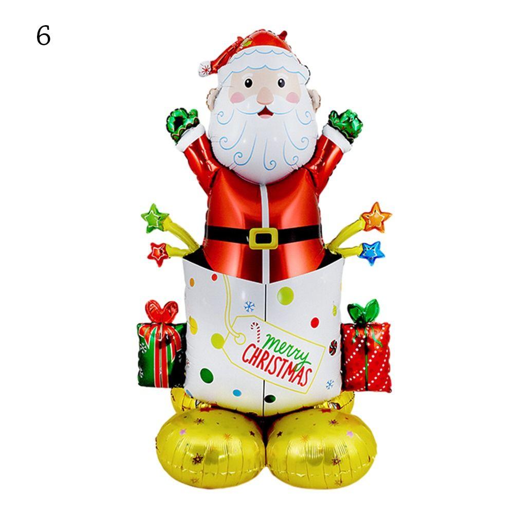 Снеговик Рождественский стоячий воздушный шар Санта-Клаус Украшение дома Рождественская вечеринка