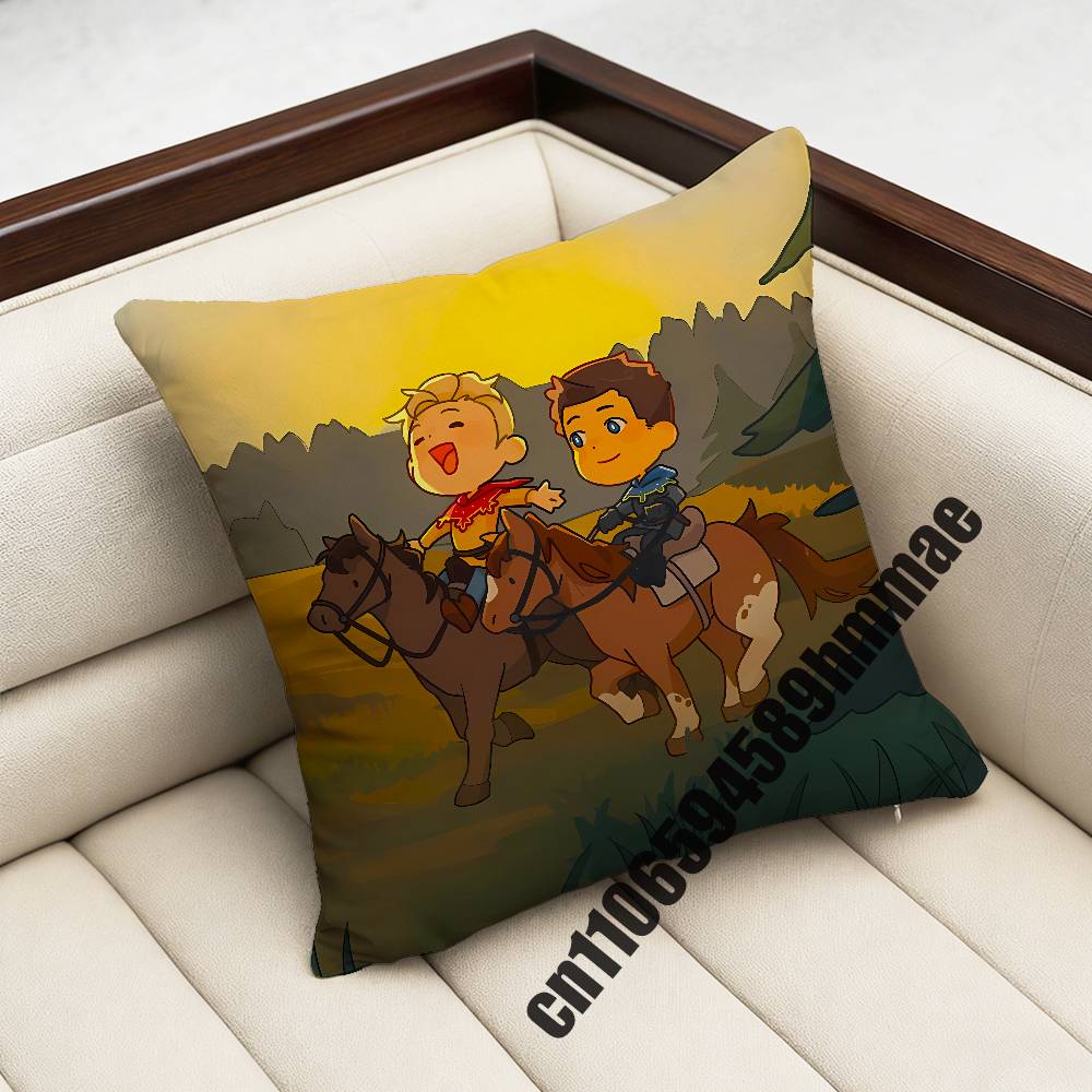 For K-Kingdom Come Deliverance Hans Henry Kcd 2 Throw Pillow Case Sham 45X45Cm 35X35Cm Square Bedroom Pillowcase Cushion Cover