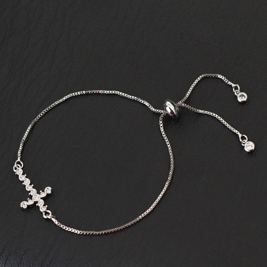 2 Colors Women Chain Bracelet Not Allergic Adjustable Link Braclet Evil Eyes Butterfly Cross Cuckold Braslet Gift For Her Joias