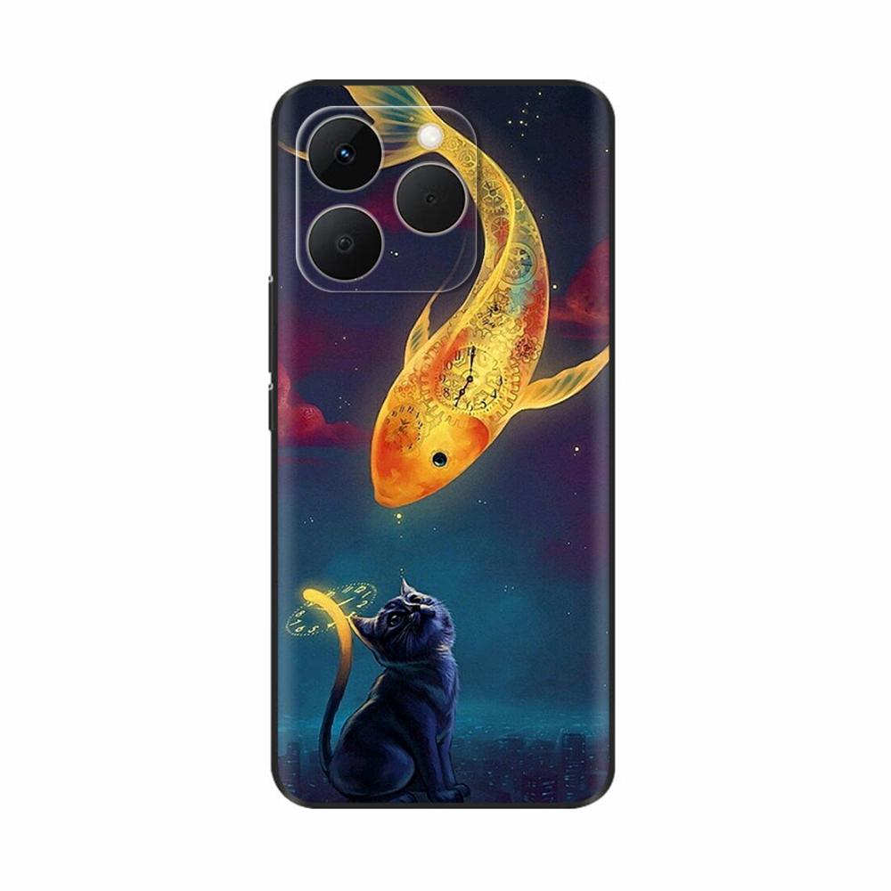 Чехол для Realme 15T Realme15 T Чехол для телефона Дракон Любовь Сердце Мультяшный Рисунок Задняя Крышка Для Realme 15 Pro 15T Мягкие Силиконовые Чехлы