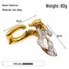 Замок-головоломка Кунмин из цинкового сплава: Развивающая игрушка-кольцо для распутывания