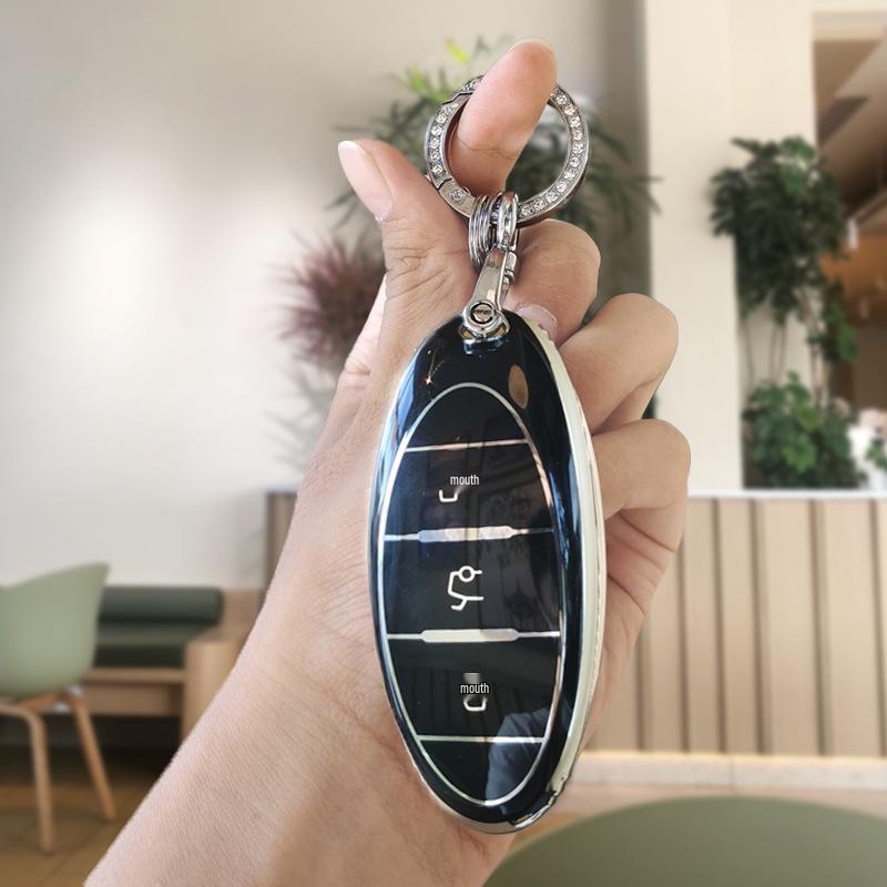 Чехол для ключа автомобиля FAW Bestune: Полностью защитный чехол T77/T99/B70/T55/T33 с креативной пряжкой