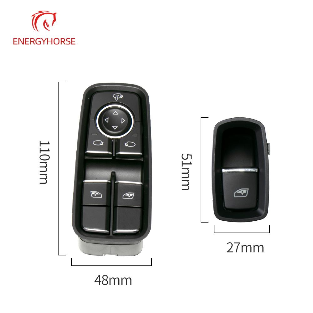 Новая кнопка переключения электрических зеркал для электростеклоподъемников автомобиля Porsche Boxster Cayman 718 918 911