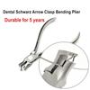Dental Orthodontic Schwarz Arrow Clasp Bending Plier for Bending V-Nothc Bend Plier V Stop Bending Plier Stainless Steel