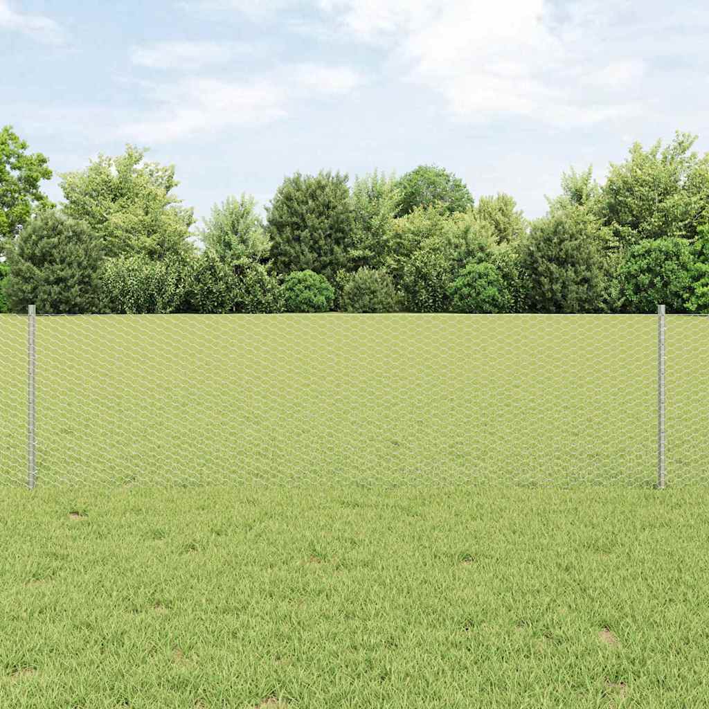 Welded Wire Fence 10 x 0.6 m (W x H) Hot Dip Galvanized Steel
