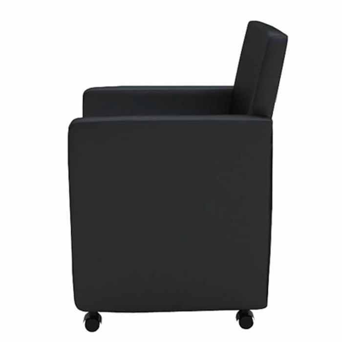 Maison Exclusive - Chaises à manger lot de 6 noir similicuir