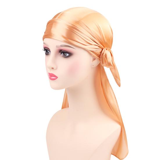 2 шт. шелковистый Durag для мужчин и женщин длинный хвост Durag Wave головные повязки на шею атласный Doo Durag с широкими ремнями