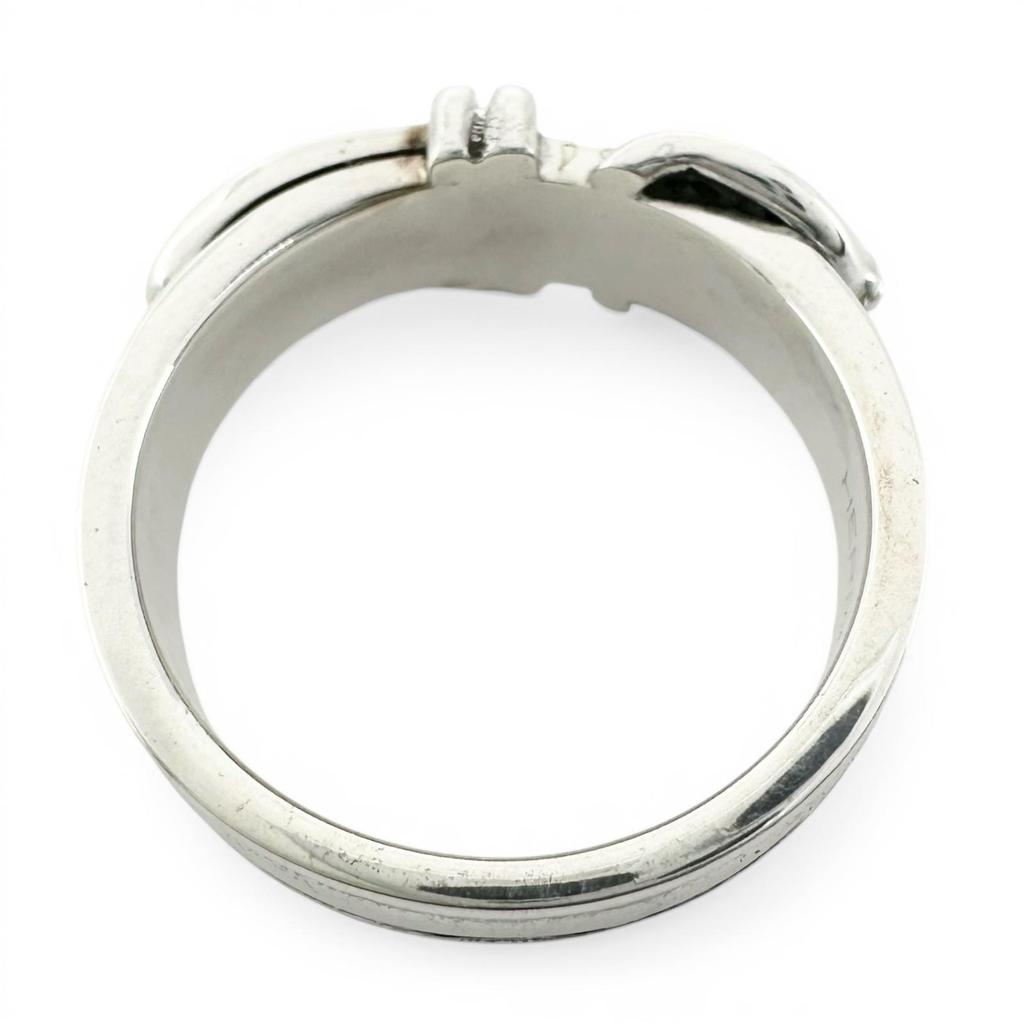Excellent HERMES Ring Santur Ring Silver SV925 Women 50 Used