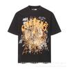 Sp5der 3D Puff Print Graphic Tee Men Loose Fit Cotton Short Sleeve T-Shirt Casual Wear