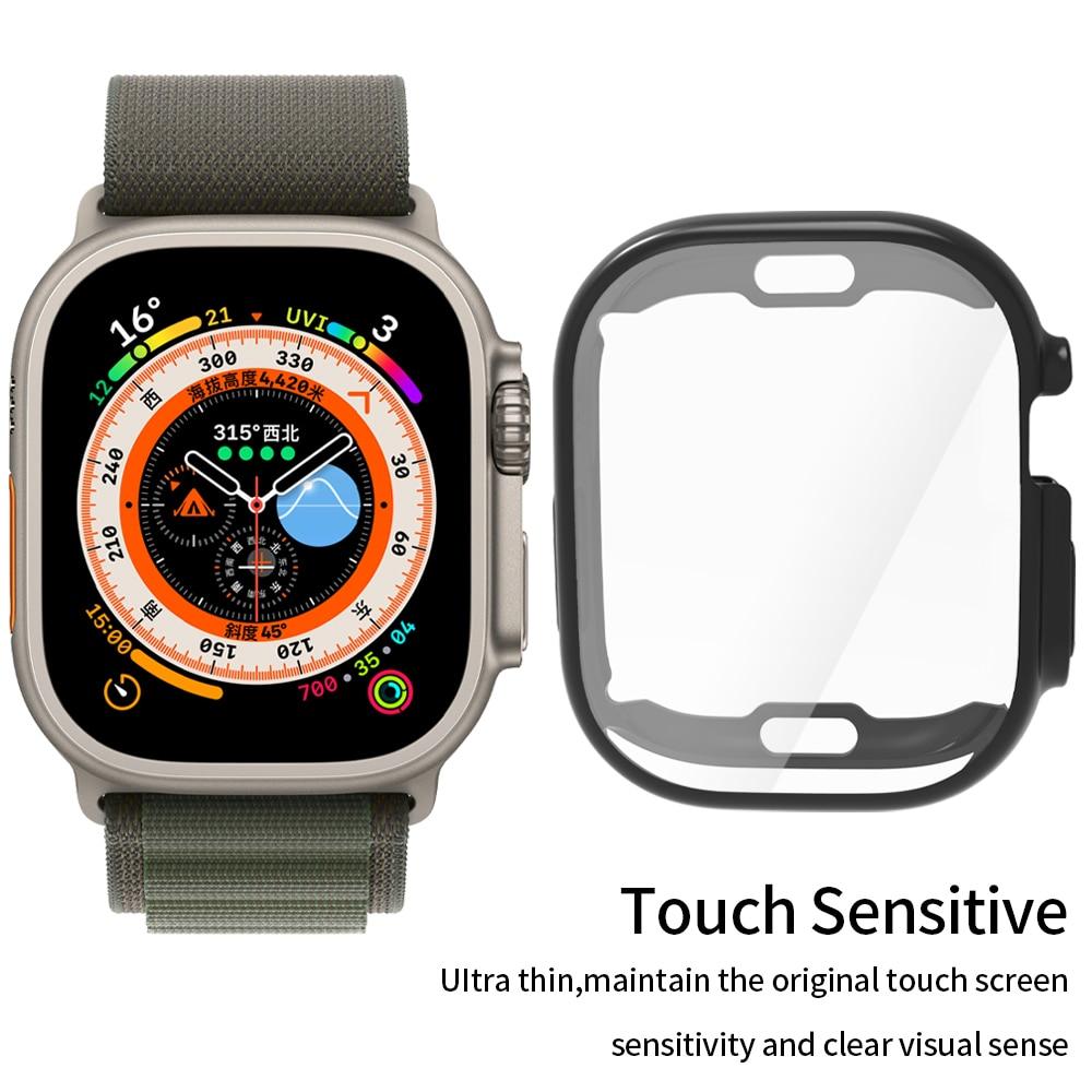 Для Apple Watch Series 8 Ultra/Pro 49 мм чехол для часов в комплекте Мягкая защитная пленка из ТПУ для iWatch 7 41/45 мм