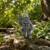 3D Printed Dwarf Soldier Ornament, Waterproof Resin Sun And Rain Resistant Statues, Armed Miniature Figurine for Outdoor Indoor Decor