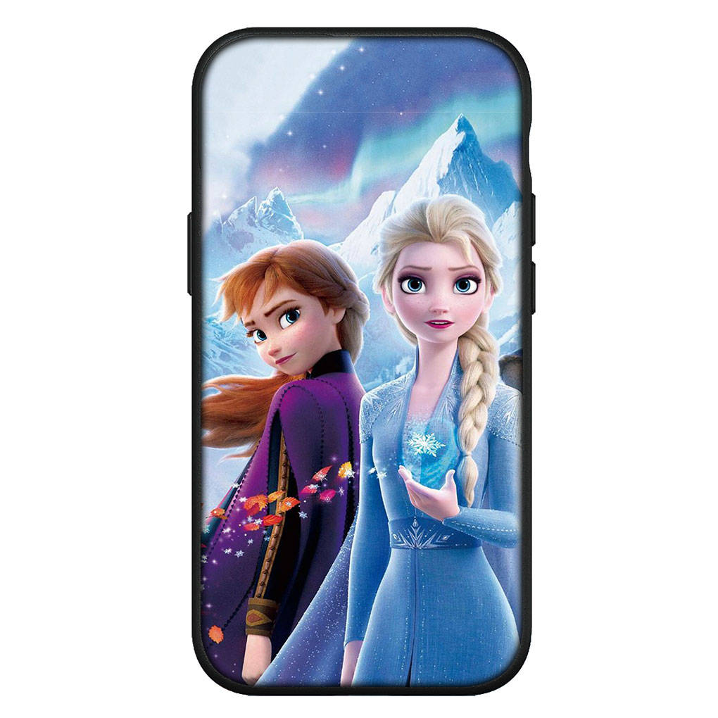 Для iPhone 16 15 X XR Samsung Galaxy S24 S23 Plus Xiaomi Redmi Note 13 12 11 Pro Max 9 10 14 OPPO Huawei чехол принцесса Эльза Анна Frozen телефон чехол