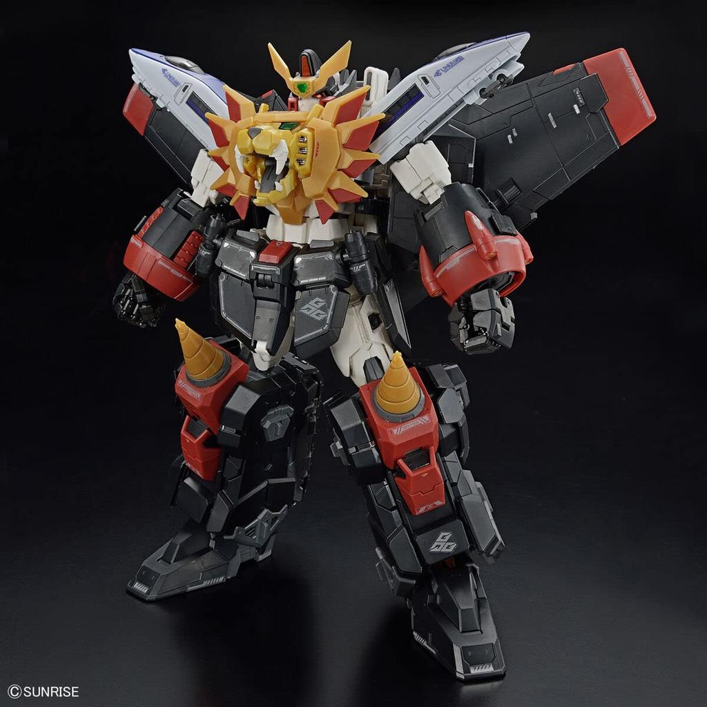 BANDAI SPIRITS Пластиковая модель RG King of Braves Gaogaigar Gaogaigar с цветовой кодировкой