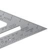Triangle Rule 90 Degree Thickening Angle Rule Aluminum Alloy Carpenter Woodworking Measurement Square Ruler