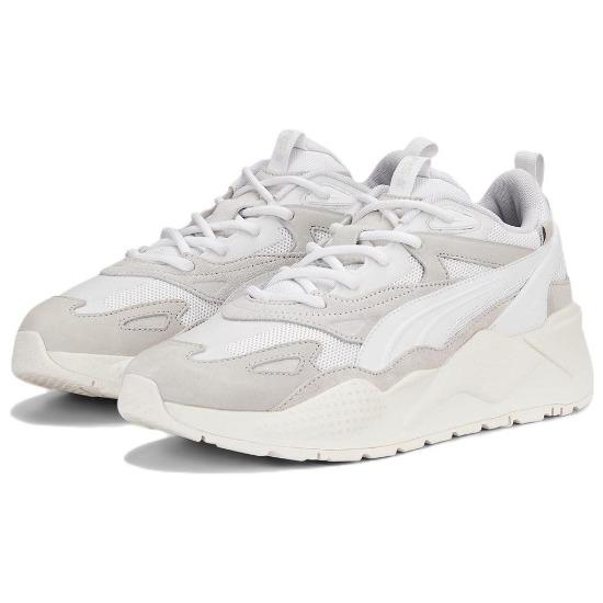 Puma RS-X Efekt Premium Белый Перьевой Серый Унисекс Повседневная обувь 390776-02