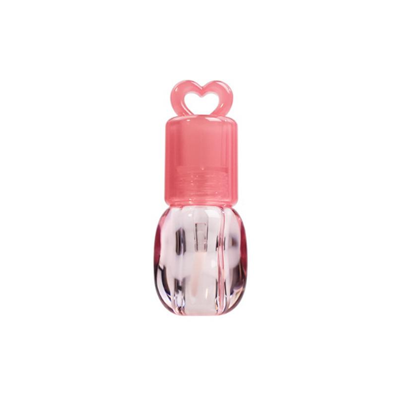 3.5/5ml Cute Bunny Shape Lip Gloss Tube Keychain Rabbit Lip Glaze Empty Container Cosmetic Package Material with Key Chain