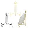 Foldable Plate Stands Iron Photo Pedestal Durable Book Holder  Bowl Picture Frame