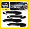 Для Toyota Camry 18-24 / Corolla 20-24 ГЛЯНЦЕВО-ЧЕРНАЯ Накладка на ручку двери С Smartkey EA