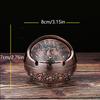 Metal Ashtray Smoking Windproof Vintage Lid Ornament Retro Cigarette Metal Decorative Gadgets Cigarettes Accessories