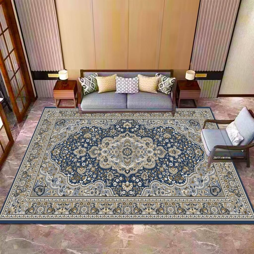 Классический персидский ковер для гостиной, ретро-стиль, украшение, домашние ковры для спальни, большой площади, нескользящий, моющийся, коврик для пола в гостиной