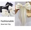 Модная большая заколка-бантик для волос, заколка-бант, милая заколка для волос, рождественское украшение, черная лента, заколка-бантик, заколки для девочек, аксессуары для волос, головные уборы для женщин
