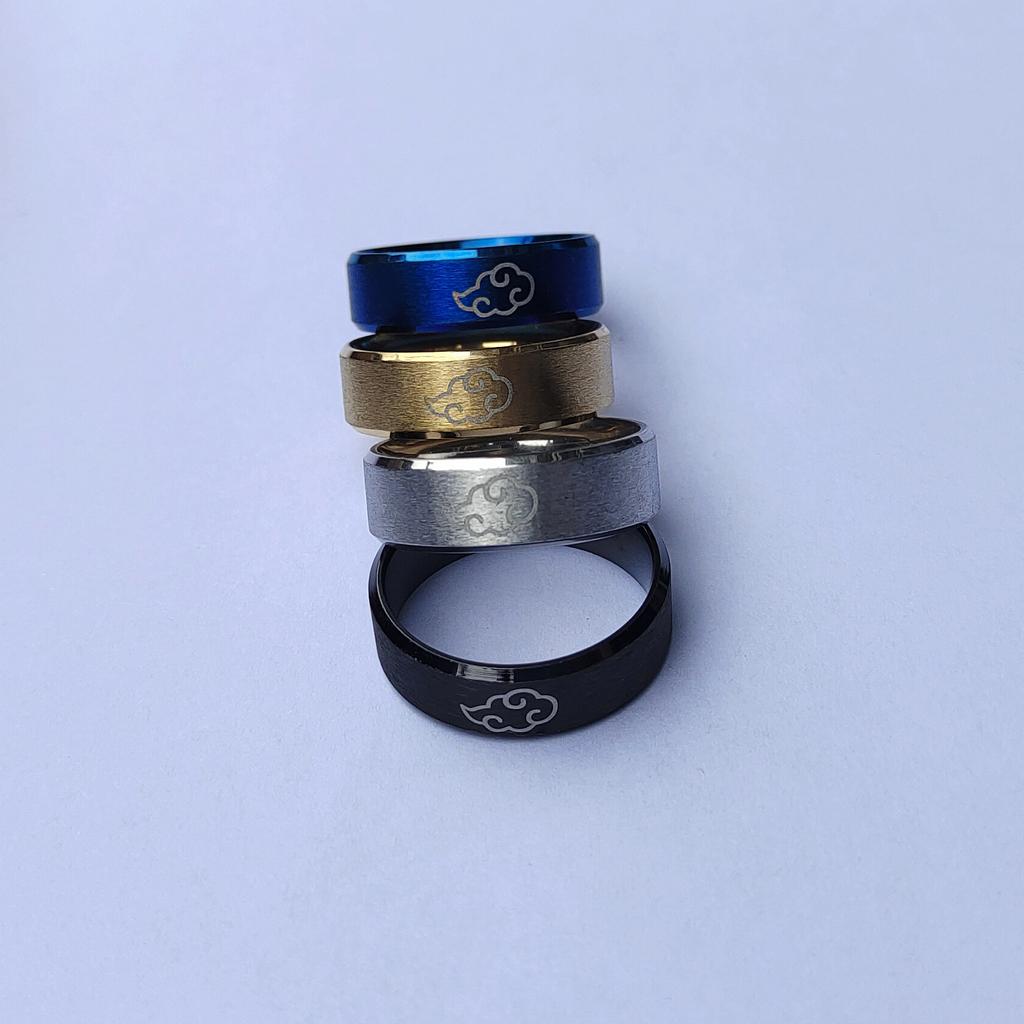 Аниме Косплей Облако Кольца Японский Стиль Анимация Косплей Кольцо Ювелирные Изделия Из Нержавеющей Стали Мужские Кольца Из Титановой Стали