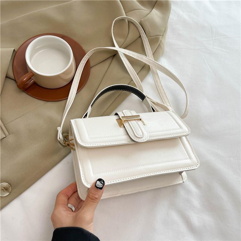 French Niche Design Portable Small Square Bag Women'S Autumn Trendy Versatile High Value Single Shoulder Messenger Bag