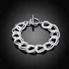 Fine Noble  Sterling  Solid Chain Bracelet For Women Men Charm Party Gift Wedding Party Fashion Jewelry