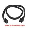 60cm 18AWG 8Pin To 8Pin (6+2)Pin PCIE VAG Power Supply Cable For EVGA Supernova