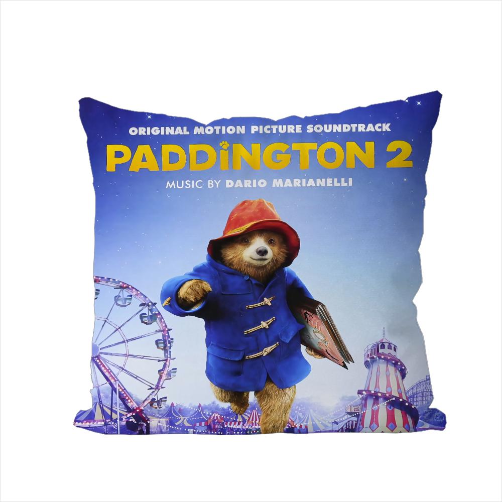 Paddington Brown Pillow Case For Car Sofa Decorative Home Doublesided Print Plush Square Throw Pillow Cushion Cover