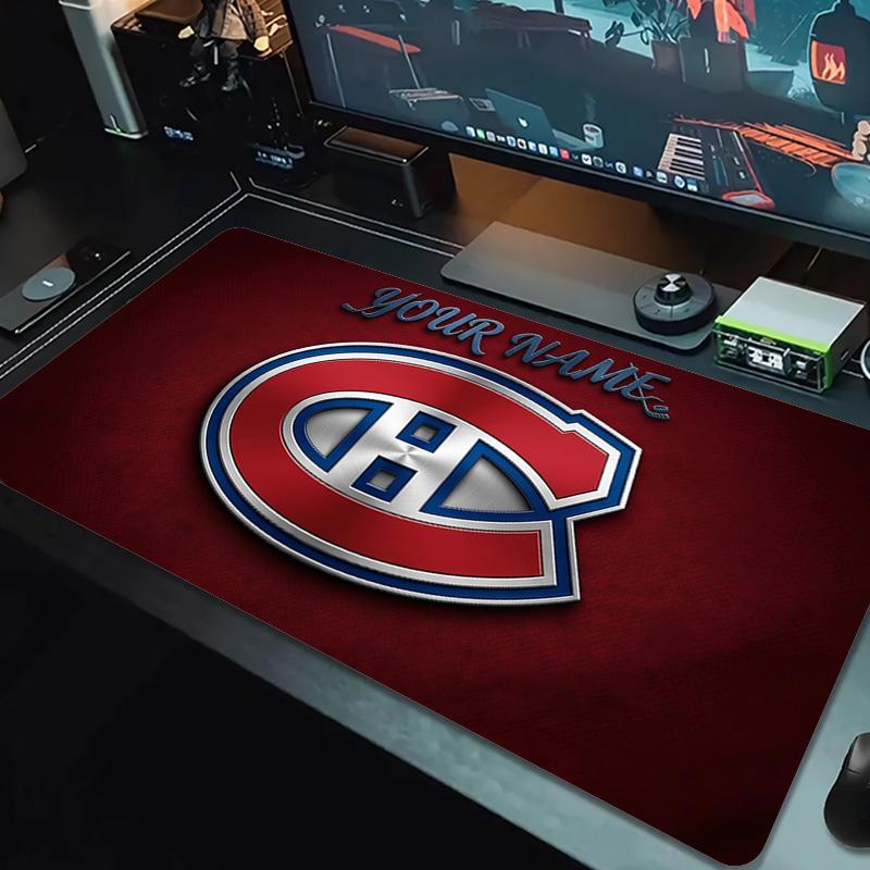 Montreal Canadiens Print Cushion Non-slip Laptop Tablet Big Mousepad XXL Mat Mini PC Playmat With Lock edge