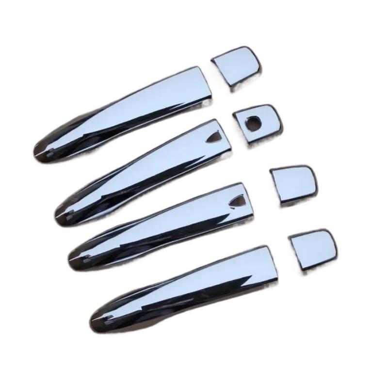 Door Handle Cover For Nissan Rogue 2014 2015 2016 2017 2018 GLOSS BLACK CHROME CAR CATCH CAP TRIM MOLDING ACCESSORIES