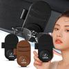 Hot New Leather Car Styling Car Glasses Clip Sun Visor Multi-function Sunglasses Clip For Lexus ES