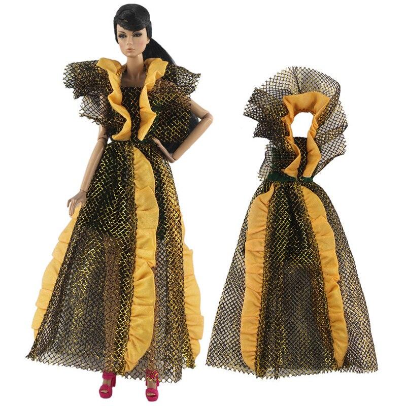 Новое поступление, модные вечерние платья смешанного стиля для куклы Барби, платье для куклы 1/6 BJD, одежда для игрушки куклы 1:6 BJD