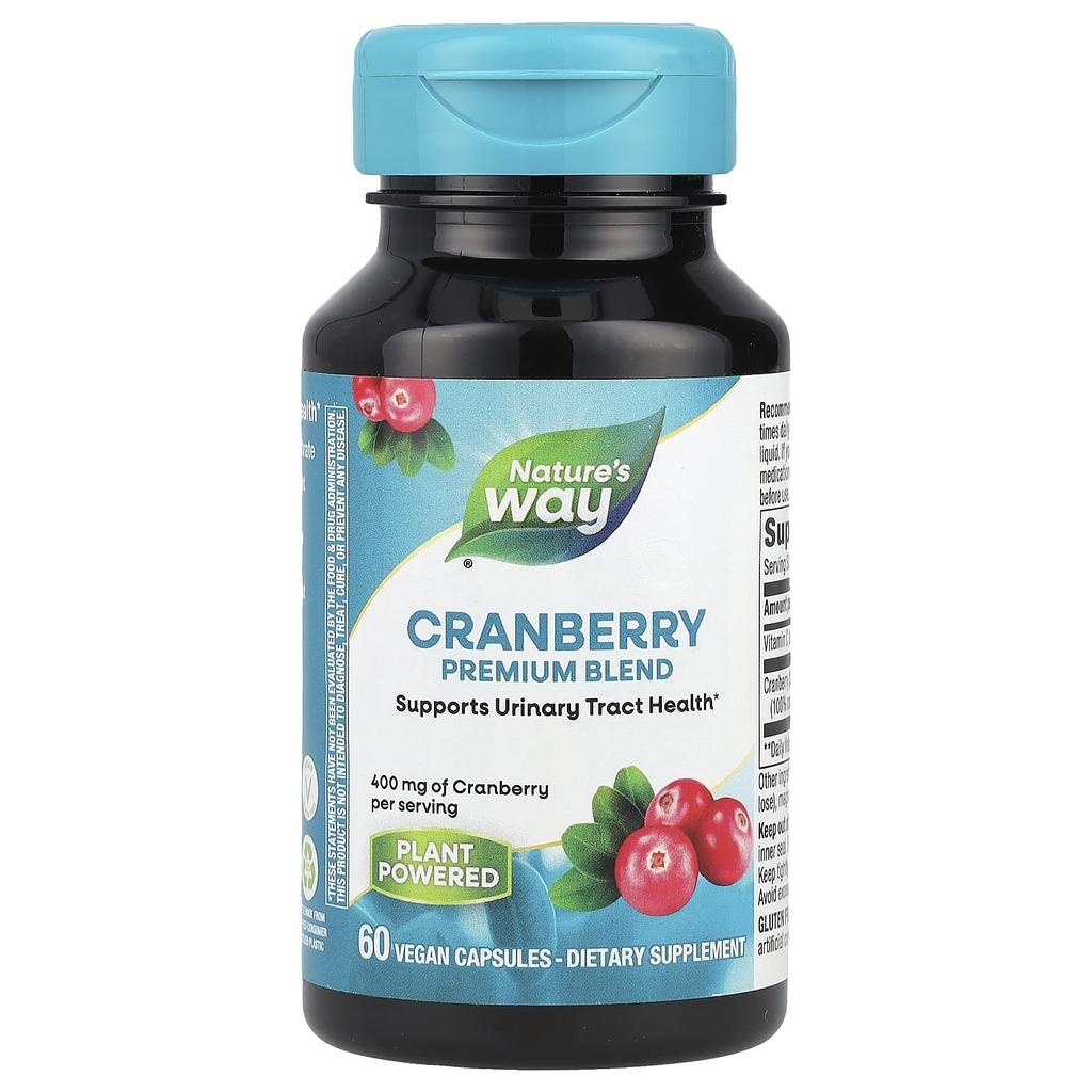 Nature's Way Cranberry, Premium Blend, 60 Veggie Caps