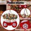 Christmas Garland Creative Glove Shaped Simulated Flower Wreath Window Door Gate Christmas Decorations Xmas New Year Decorations