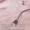 USB-зарядка Электрическое фланелевое греющее одеяло 5 В Одноместный офисный обогреватель Съемный чехол Машинная стирка Совместимо с Power Bank